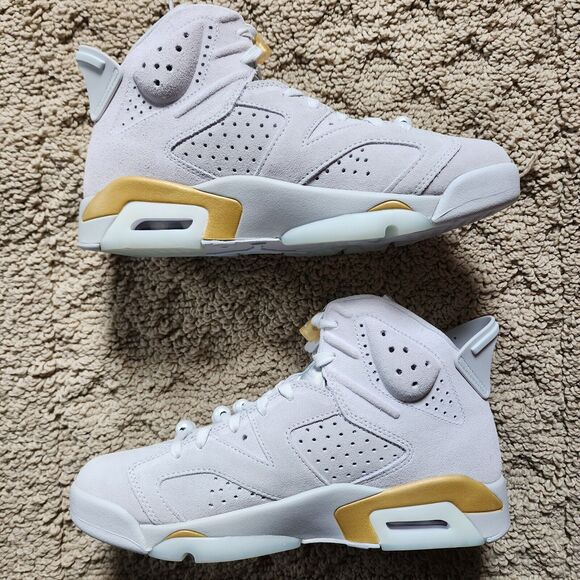 Wmns Air Jordan 6 Retro Craft Pearl Brand New Sz 8 - Picture 3 of 10